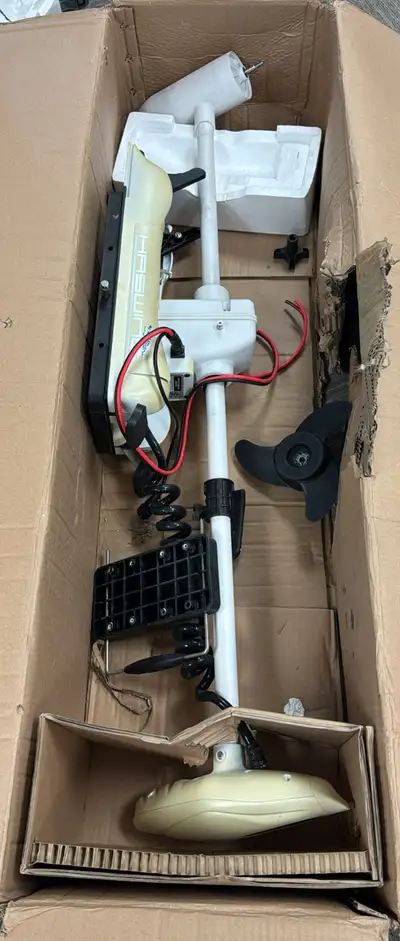 Powerful and ultra-quiet PARKHO HASWING Electric Trolling Motor designed for serious anglers who wan...