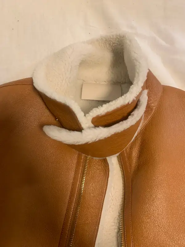 New Massimo Dutti Ladies Womens Sheepskin Leather Jacket XS-S in Women's - Tops & Outerwear in City of Toronto - Image 7