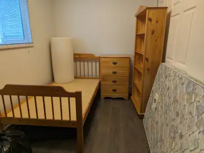 Used - Solid Wood Twin-size Bedroom Set, View more