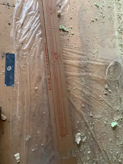 Unused pocket door kit and aluminum soffitfor sell, View more