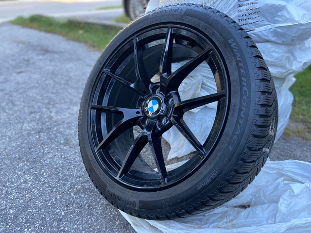 18” BMW Rims with winter tires in Tires & Rims in City of Toronto - Image 3