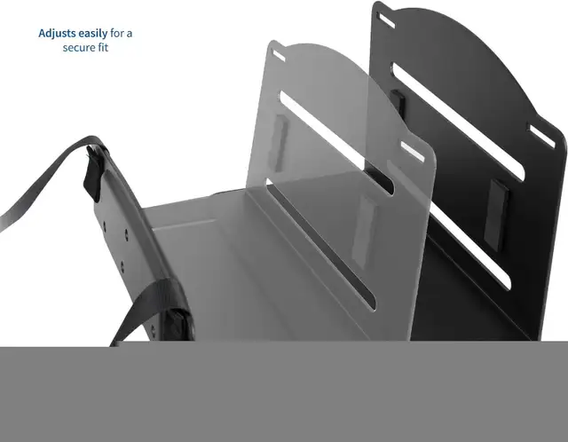 VIVO Universal PC Wall Mount, Adj Steel Bracket, CPU Strap64192110404355122