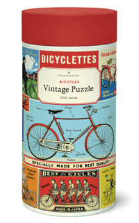 CAVALLINI VINTAGE PUZZLE BICYCLES 1000 BICYCLETTES ÉTAT NEUF