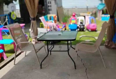 OUTDOOR PATIO TABLE SET, View more
