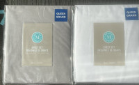 Brand new QUEEN 4pc sheet set 100% cotton white 