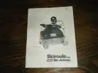 Skiroule RTX 300, 340, 440 Snowmobile and Clothing Brochure