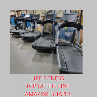 Various Used Life Fitness & Cybex Commercial Treadmills