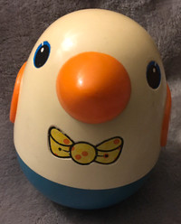Vintage PLAYSKOOL Weeble Wobble Bird/Chick/ Duck Baby Toy