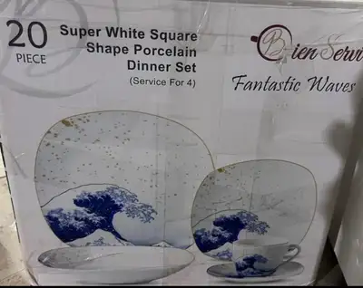 20 peice dinner set , View more