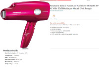 Best hair dryer in japan. Panasonic hair dryer & skincare & scal