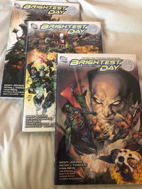 Green Lantern Brightest Day Hardcovers I, II, and III