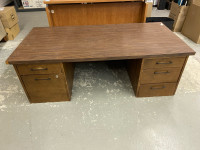 Chestnut brown desk