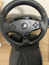 Playstation wheel with  pedals