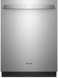 Whirlpool - 24" Built-In Dishwasher - Stainless Steel 47dBa
