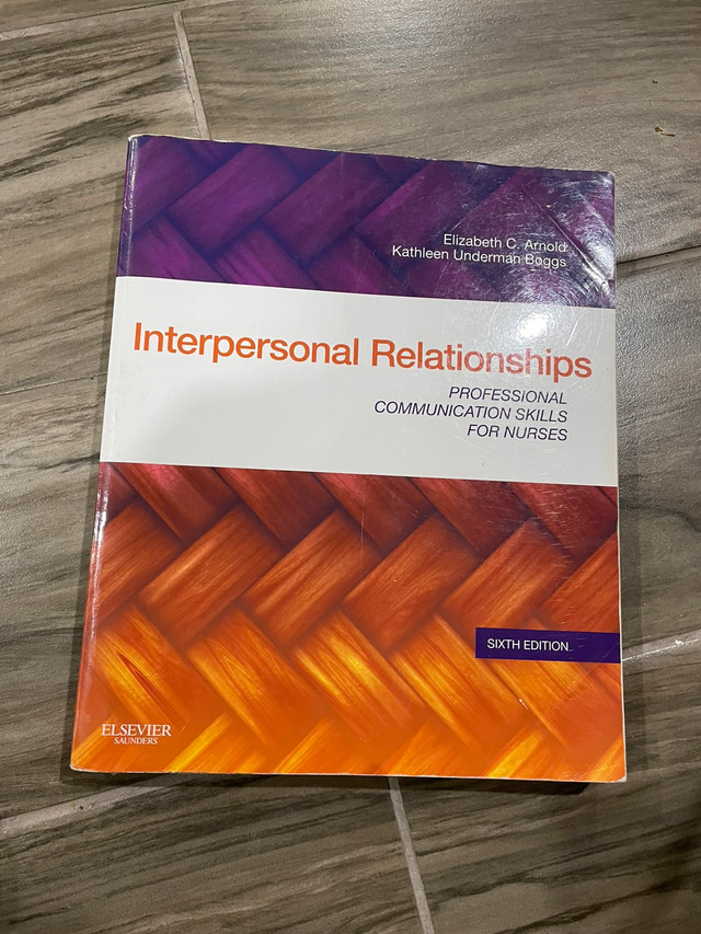 Nursing textbook Interpersonal Relationships in Textbooks in Mississauga / Peel Region