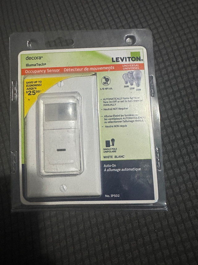 New: Decora Motion Sensor In-Wall Switch in Electrical in La Ronge - Image 2