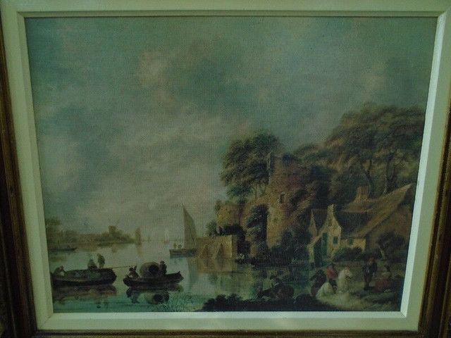 Vintage Unknown “Old Master “Framed Print in Arts & Collectibles in Pembroke - Image 2