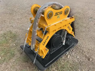 THIS UNIT HAS 6 VIBRATORY RUBBER DESIGNED SO THAT YOU CAN PUT THE FULL WEIGHT OF THE EXCAVATOR ON TH...