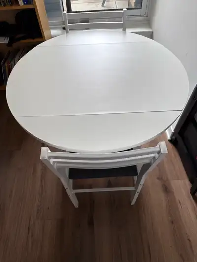 Small Extendable Table and 2 Chairs, View more