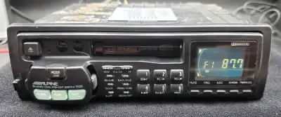 Vintage Alpine 7525 Cassette Stereo Radio Works Great Old School, View more