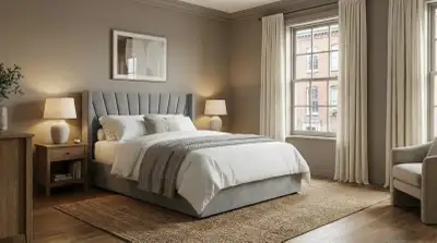 BRAND NEW- Upholstered Storage Bed Frame- Hydraulic King/Queen, View more
