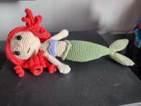 Handmade crochet mermaid amigurumi / Toutou sirène en crochet