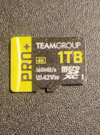 $120 - 1 TB micro SD card , View more