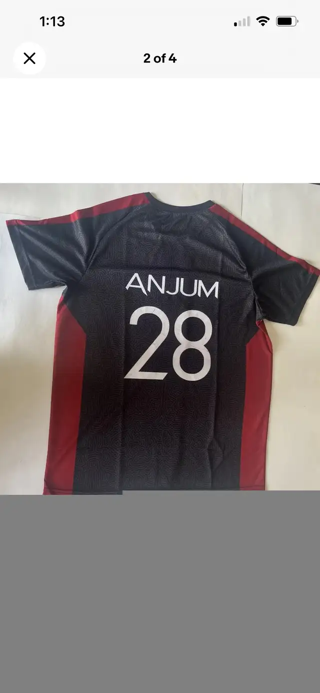 Lums Football Club Soccer Jersey Shirt Anjum Mens XL By Marvel  in Men's in Kingston - Image 3