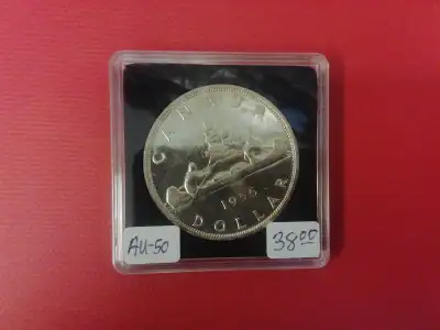 1956       Canada $1 silver coin, View more