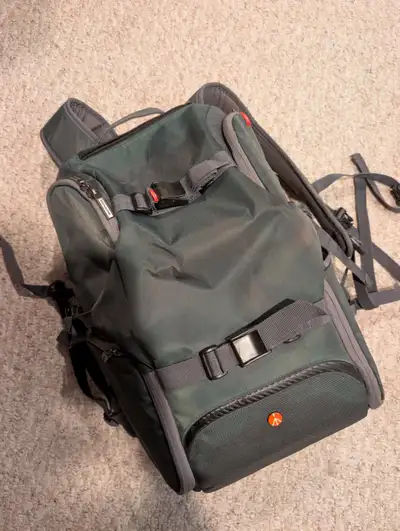 Manfrotto camera / drone backpack - $55 Model MB MA-BP-TRV Condition : used, has some signs of wear...