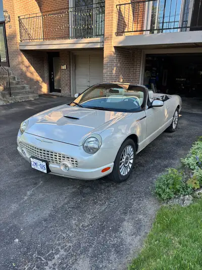 2005 Ford Thunderbird 50th anniversary Cashmere edition. Number 1212 of only 1500 made. Last thunder...