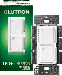 Lutron Maestro Fan Control & Light Dimmer