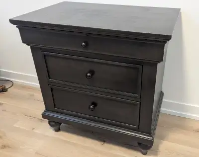 Solid Wood Nightstand, View more