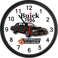 1986 Buick Grand National Custom Wall Clock - New - Classic Car
