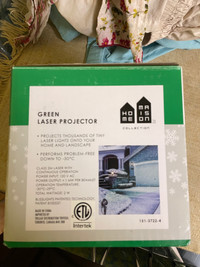 Reduced - Brand new green light projector 