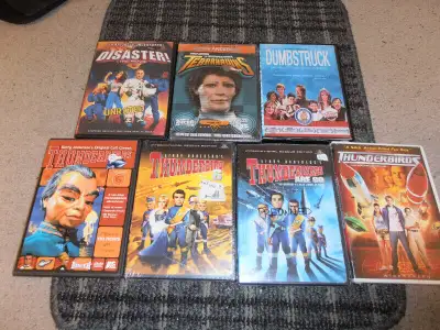 7 puppetry puppets dvd s$20Thunderbirds obo or trade4 your iphone mensLadies bike/ ipad maclaptop 4...