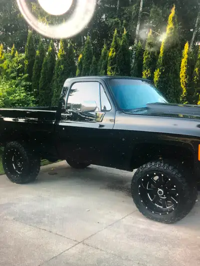 75 chevy square body,ground up built truck,hp LS motor,shift kit tranny,stall convertor,new brakes,l...