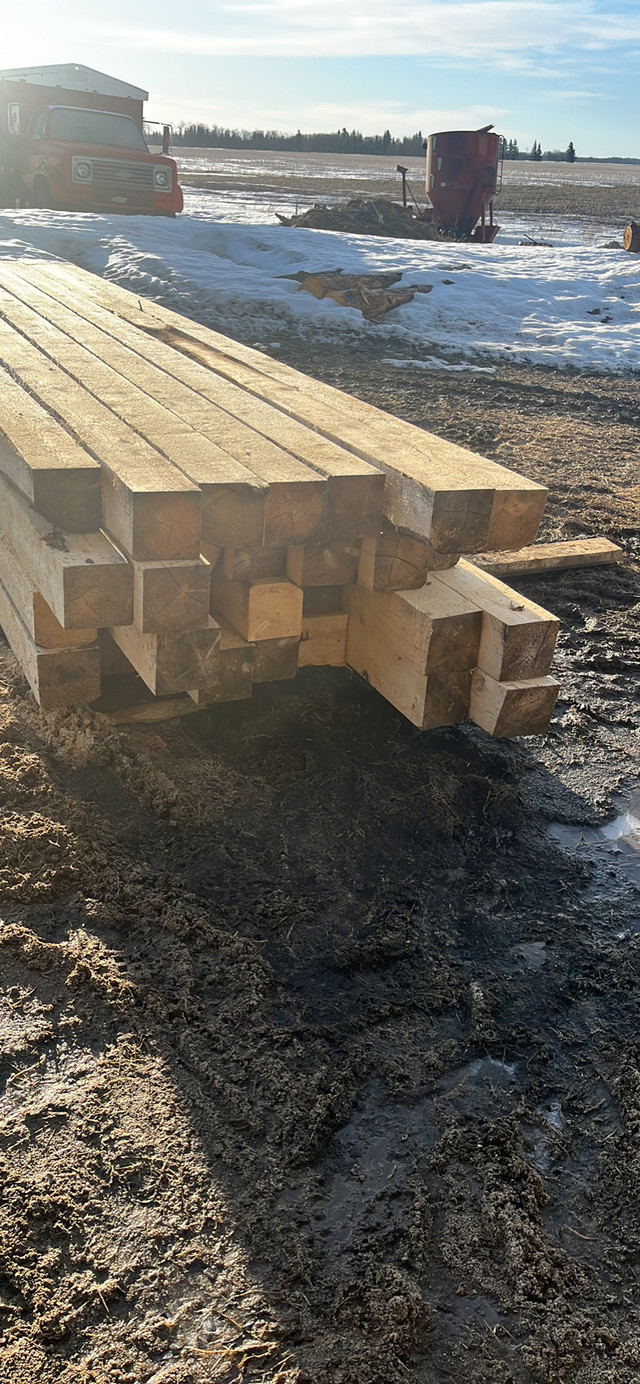 16 foot spruce 6x6 posts  in Heavy Equipment in Winnipeg