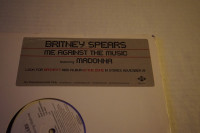 Britney Spears/Madonna-- Me Against the Music EP Vinyl Record EX