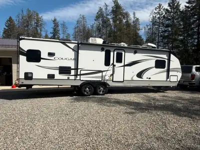 Rear Kitchen/Double Door Fridge/ 3 Burner Stove with Oven/Microwave. 2 Recliner Chairs OR Sofa with...