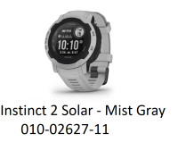 Garmin Instinct 2 Solar Silicone Band Smartwatch