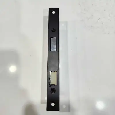 Storm Door Lock Brushed Nickel Mortise Style Latch - Black, View more