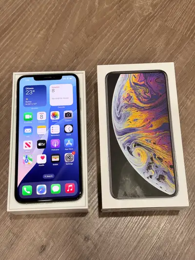iPhone Xs Max - 256GB - white with box, View more