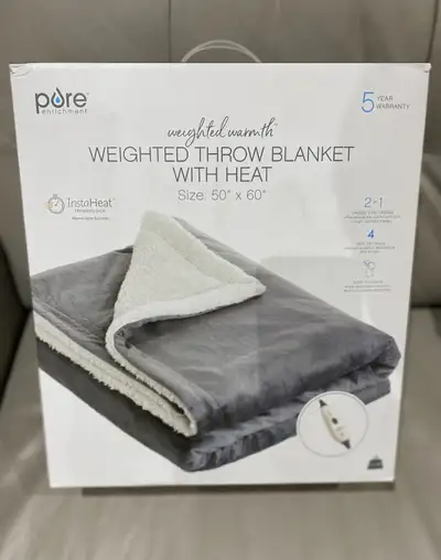 New Heated Weighted Blanket , View more