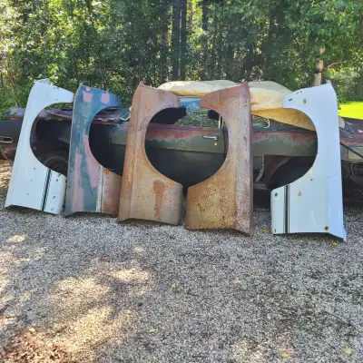 Located 5 mins east of Ardrossan. The rusty looking ones were stripped to bare metal, they both are...