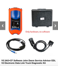 John Deere diagnostic adapter/edl V2 electronic data link
