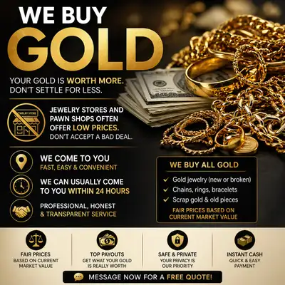 we buy gold / on achete de l’or , View more
