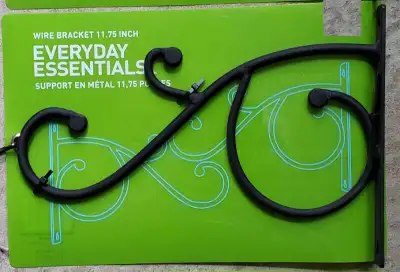 3 SUPPORTS EN METAL / 3 METAL SUPPORTS  11.75" -NEW / NEUF, View more