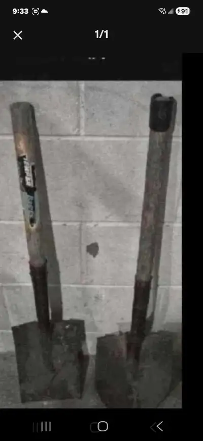 Shovels need handlesr, View more