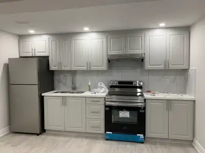 3 bedroom, 2 bathroom basement with an open concept family room & upgraded kitchen available for ren...